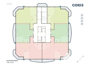 3-к квартира, вторичка, 85м2, 24/25 этаж