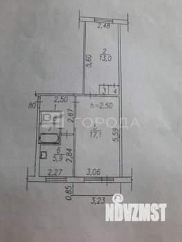 2-к квартира, вторичка, 44м2, 2/5 этаж