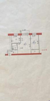 2-к квартира, вторичка, 44м2, 3/5 этаж