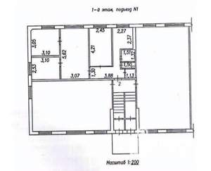 4-к квартира, вторичка, 61м2, 1/5 этаж
