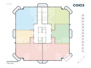 4-к квартира, вторичка, 107м2, 11/25 этаж
