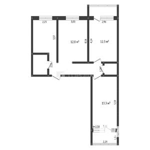 3-к квартира, вторичка, 60м2, 9/9 этаж