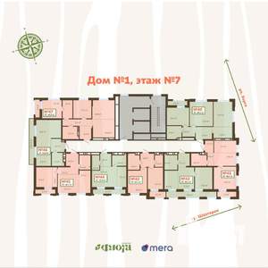 3-к квартира, вторичка, 58м2, 7/15 этаж