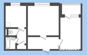 2-к квартира, вторичка, 52м2, 6/10 этаж