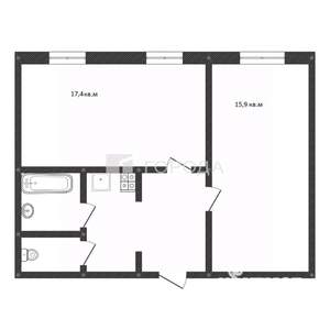 2-к квартира, вторичка, 49м2, 5/9 этаж