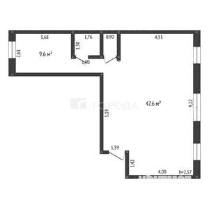 3-к квартира, вторичка, 63м2, 1/5 этаж