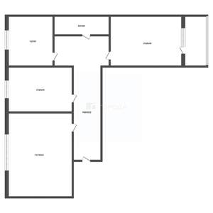 3-к квартира, вторичка, 65м2, 2/10 этаж