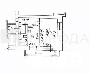 1-к квартира, вторичка, 49м2, 1/6 этаж