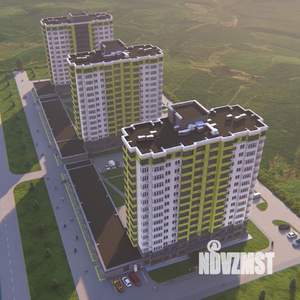 2-к квартира, строящийся дом, 57м2, 15/15 этаж