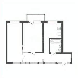 2-к квартира, вторичка, 43м2, 4/5 этаж