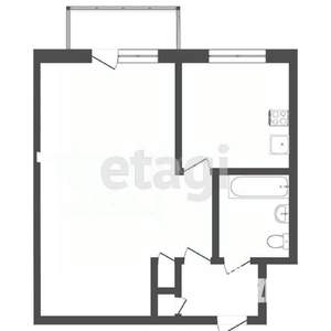 1-к квартира, вторичка, 30м2, 3/5 этаж