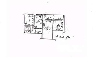 3-к квартира, вторичка, 56м2, 9/9 этаж