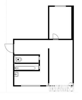 2-к квартира, вторичка, 45м2, 3/5 этаж