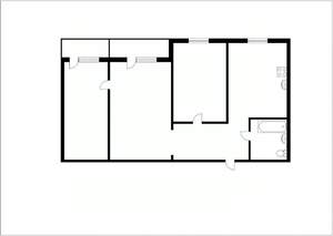 3-к квартира, вторичка, 56м2, 9/9 этаж
