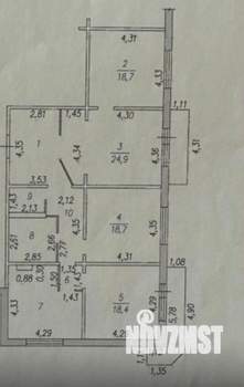 4-к квартира, вторичка, 129м2, 5/10 этаж