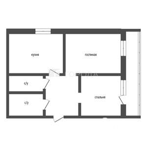 2-к квартира, вторичка, 41м2, 2/5 этаж