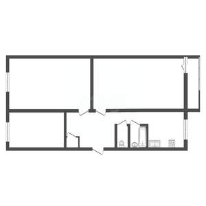 3-к квартира, вторичка, 60м2, 5/5 этаж