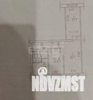 3-к квартира, вторичка, 60м2, 1/5 этаж