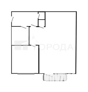 1-к квартира, вторичка, 30м2, 5/5 этаж