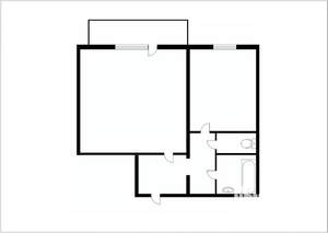 1-к квартира, вторичка, 34м2, 3/9 этаж