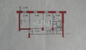 3-к квартира, вторичка, 73м2, 3/5 этаж