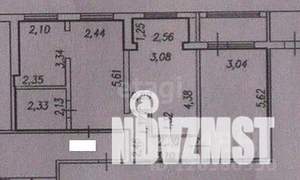 3-к квартира, вторичка, 63м2, 8/9 этаж