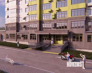 1-к квартира, строящийся дом, 44м2, 13/15 этаж