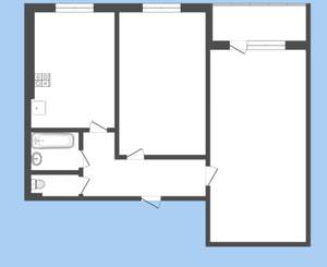 3-к квартира, вторичка, 60м2, 3/9 этаж