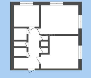 2-к квартира, вторичка, 57м2, 4/5 этаж