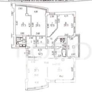 4-к квартира, вторичка, 194м2, 4/7 этаж