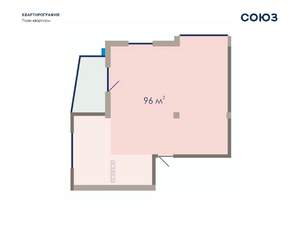 2-к квартира, вторичка, 92м2, 3/7 этаж