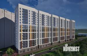 2-к квартира, строящийся дом, 55м2, 8/16 этаж