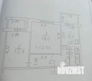 2-к квартира, вторичка, 52м2, 5/10 этаж