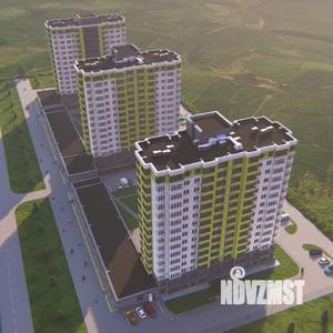 1-к квартира, строящийся дом, 44м2, 12/15 этаж