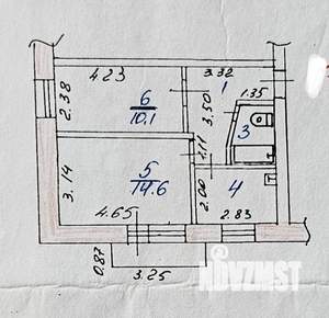 2-к квартира, вторичка, 41м2, 5/5 этаж