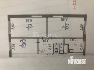 3-к квартира, вторичка, 63м2, 1/5 этаж