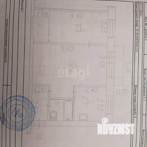 2-к квартира, вторичка, 43м2, 4/4 этаж