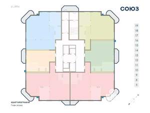 3-к квартира, вторичка, 105м2, 13/25 этаж