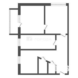 3-к квартира, вторичка, 51м2, 3/5 этаж
