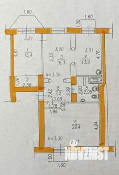 3-к квартира, вторичка, 94м2, 5/5 этаж