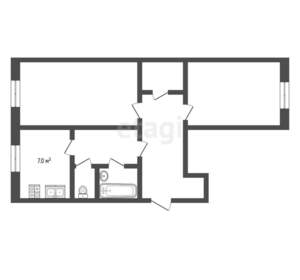 2-к квартира, вторичка, 62м2, 5/5 этаж