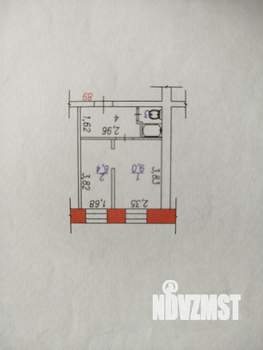 2-к квартира, вторичка, 22м2, 4/5 этаж