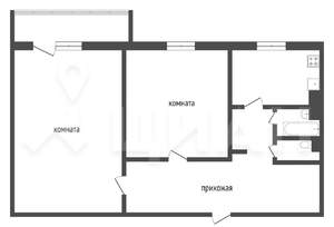 2-к квартира, вторичка, 47м2, 2/5 этаж