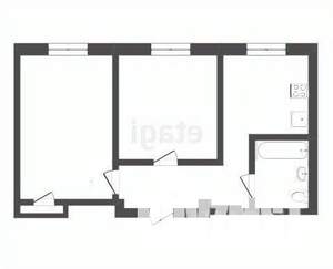 2-к квартира, вторичка, 57м2, 3/5 этаж