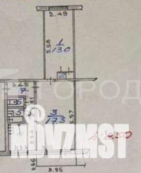 2-к квартира, вторичка, 45м2, 4/5 этаж