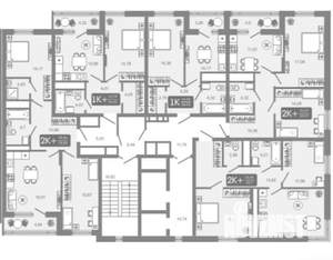 2-к квартира, вторичка, 70м2, 14/16 этаж