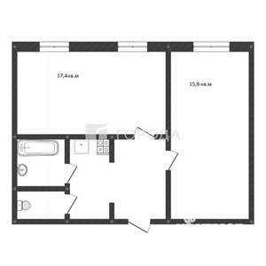 Студия квартира, вторичка, 24м2, 5/9 этаж