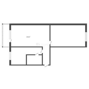 2-к квартира, вторичка, 48м2, 4/5 этаж