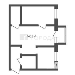 2-к квартира, вторичка, 50м2, 4/5 этаж