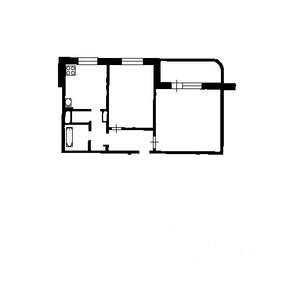 2-к квартира, вторичка, 53м2, 4/9 этаж